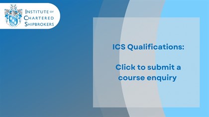 Choosing your qualification | Institute of Chartered Shipbrokers