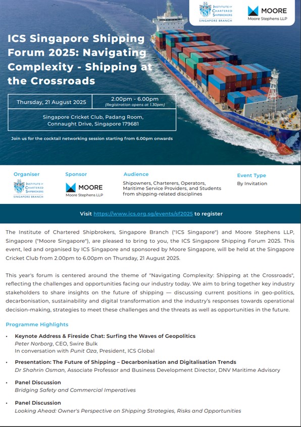 Singapore Shipping Forum 25